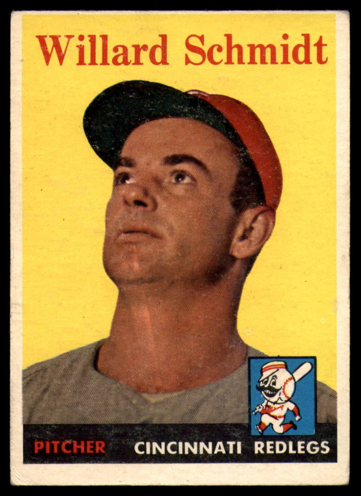 1958 Topps #214 Willard Schmidt VG/EX Very Good/Excellent 