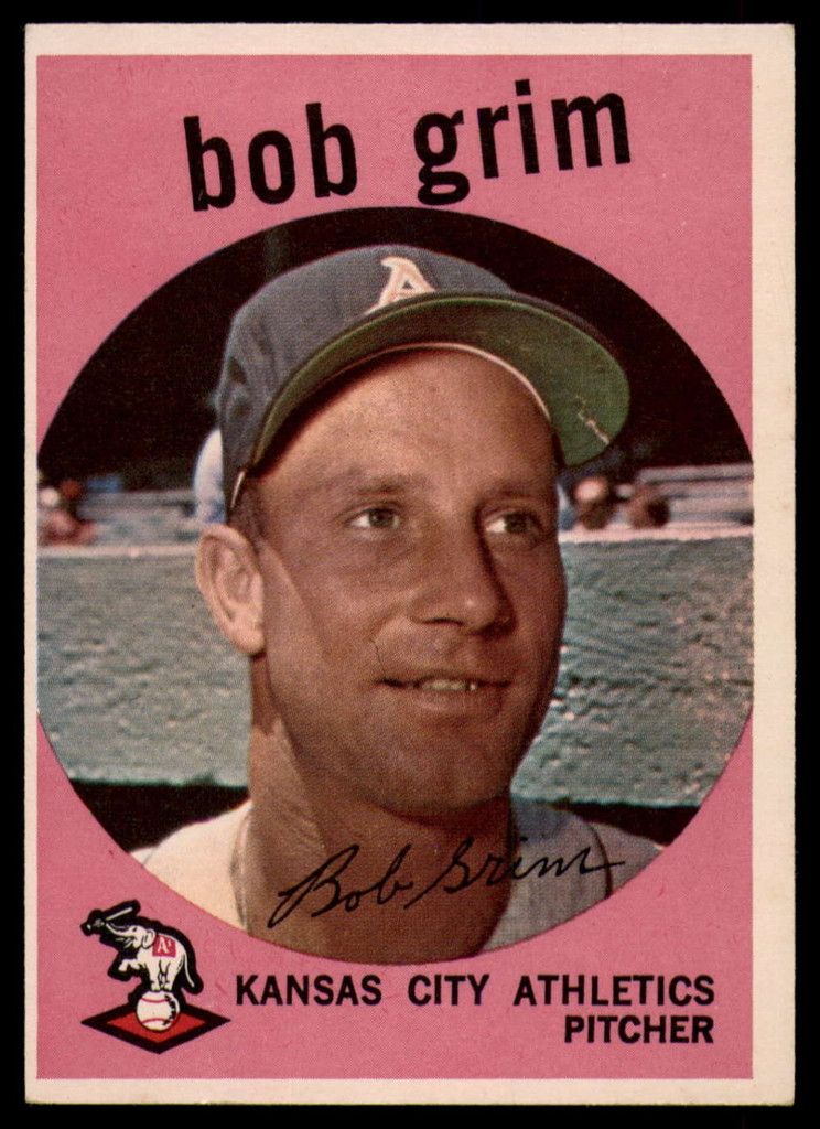 1959 Topps #423 Bob Grim Ex-Mint  ID: 139056