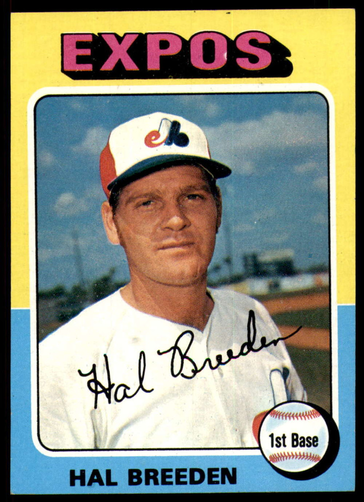 1975 Topps #341 Hal Breeden Near Mint or Better  ID: 205757