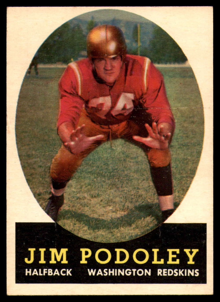 1958 Topps #121 Jim Podoley UER EX/NM  ID: 126014