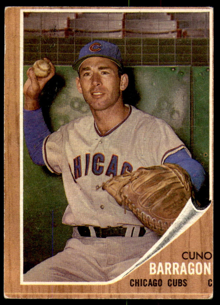 1962 Topps #66 Cuno Barragan UER Excellent+ RC Rookie  ID: 194623