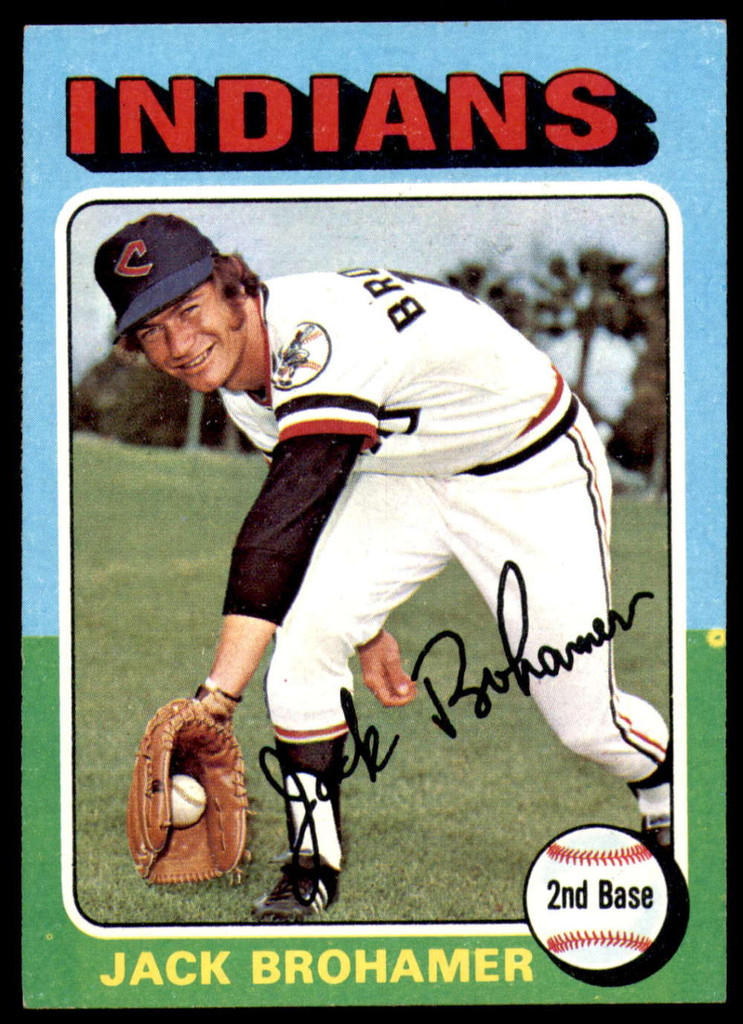 1975 Topps #552 Jack Brohamer Near Mint or Better  ID: 204505