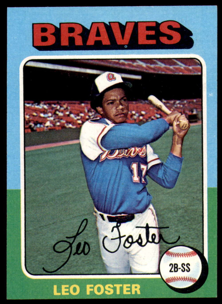 1975 Topps #418 Leo Foster Near Mint or Better  ID: 205533