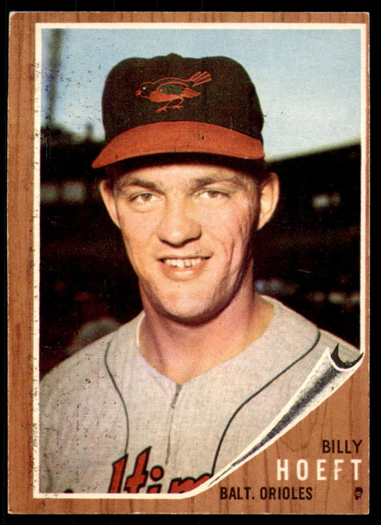 1962 Topps #134 Billy Hoeft UER Excellent+  ID: 194897