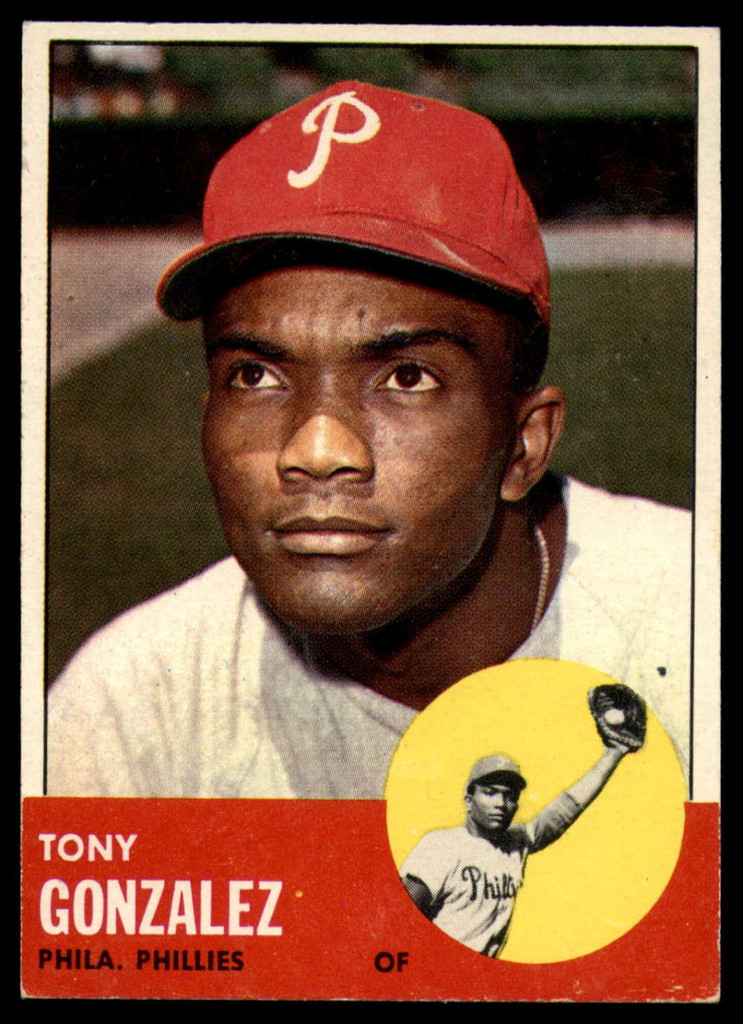 1963 Topps # 32 Tony Gonzalez EX/NM 