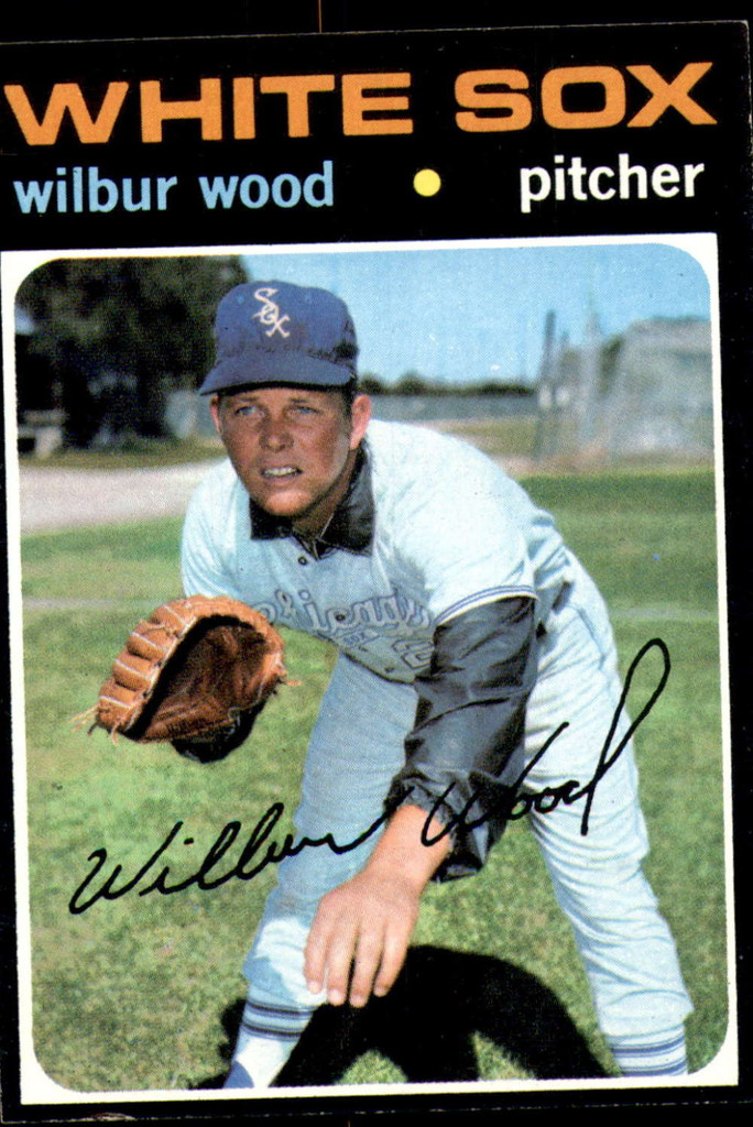 1971 Topps #436 Wilbur Wood Ex-Mint  ID: 193620