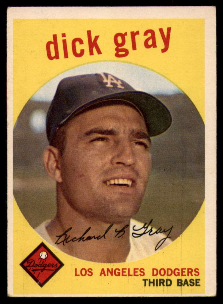 1959 Topps #244 Dick Gray EX++ Excellent++ 