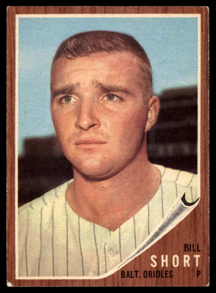 1962 Topps #221 Bill Short EX++ Excellent++  ID: 110957