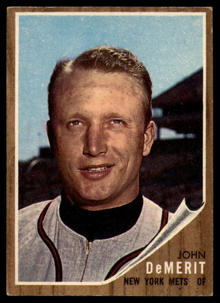 1962 Topps #4 John DeMerit Excellent+  ID: 169327