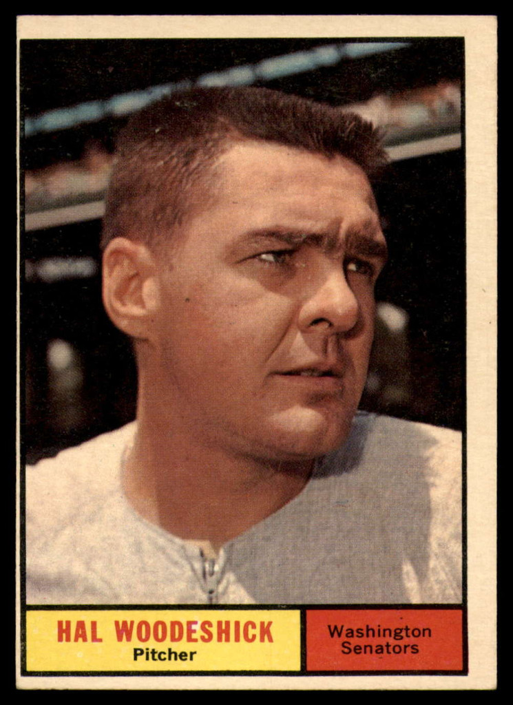1961 Topps #397 Hal Woodeshick Ex-Mint  ID: 156275