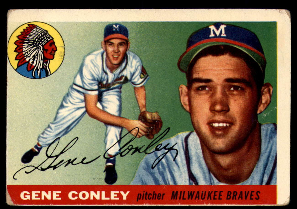 1955 Topps #81 Gene Conley G/VG Good/Very Good 