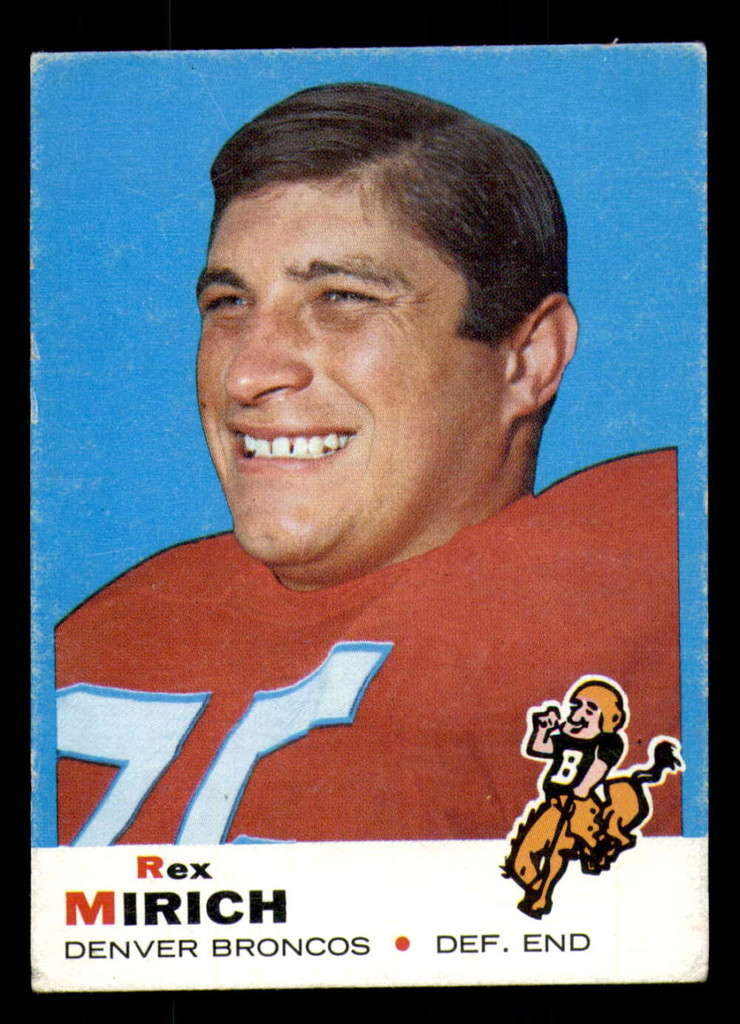 1969 Topps # 49 Rex Mirich Excellent 