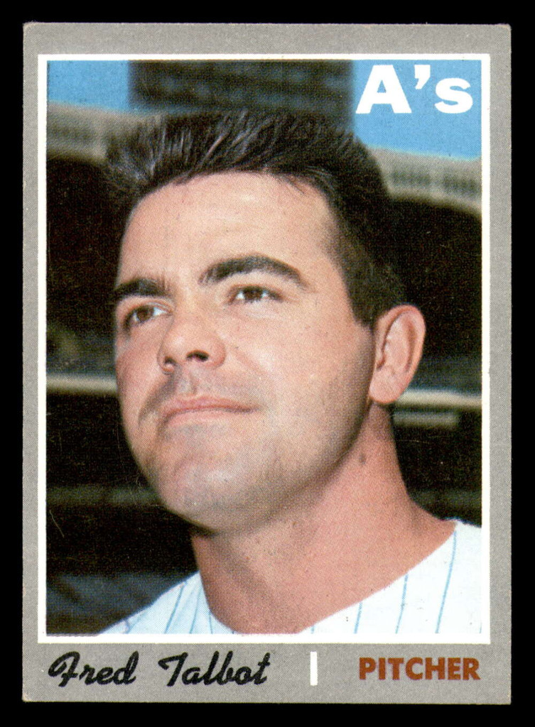 1970 Topps #287 Fred Talbot Excellent+ 