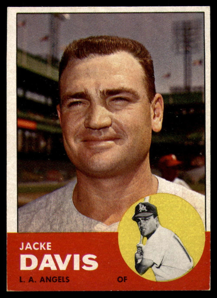 1963 Topps #117 Jacke Davis EX/NM  ID: 113546
