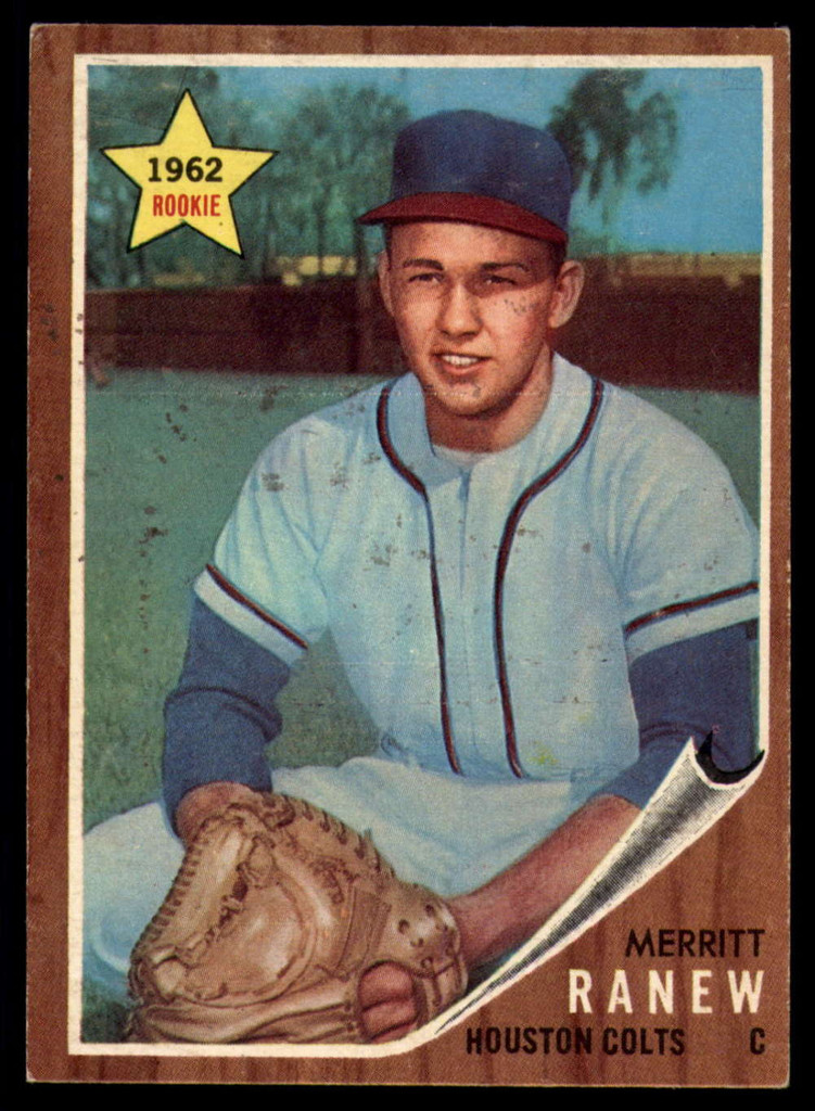 1962 Topps #156 Merritt Ranew Excellent+ RC Rookie ID: 169613
