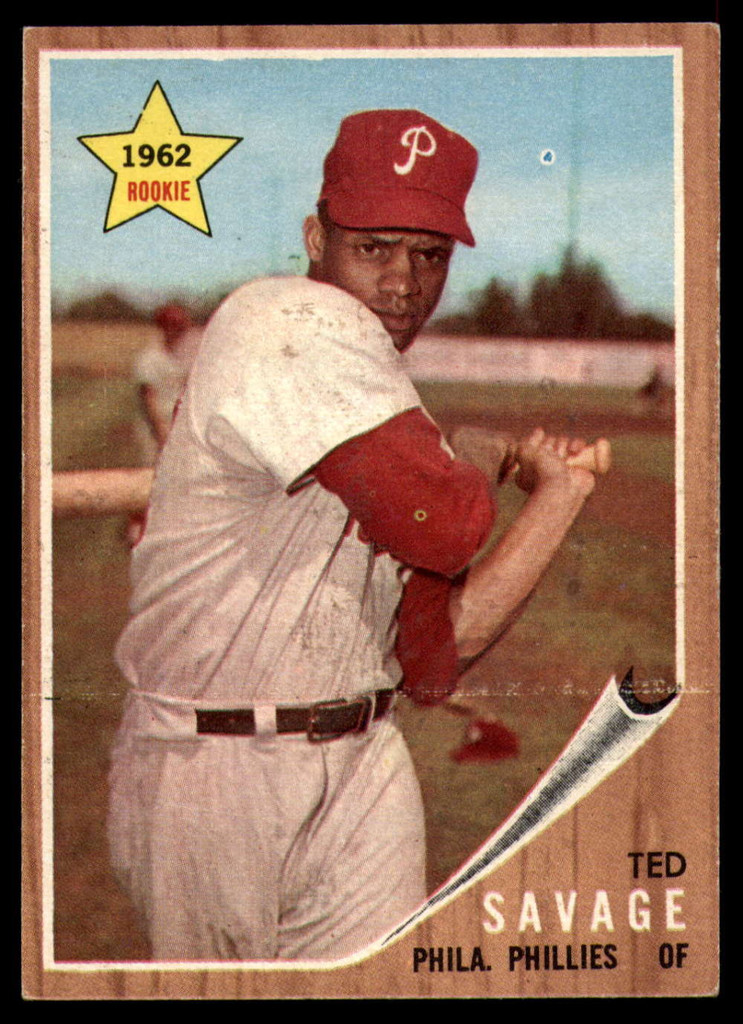1962 Topps #104 Ted Savage Excellent+ RC Rookie ID: 135823