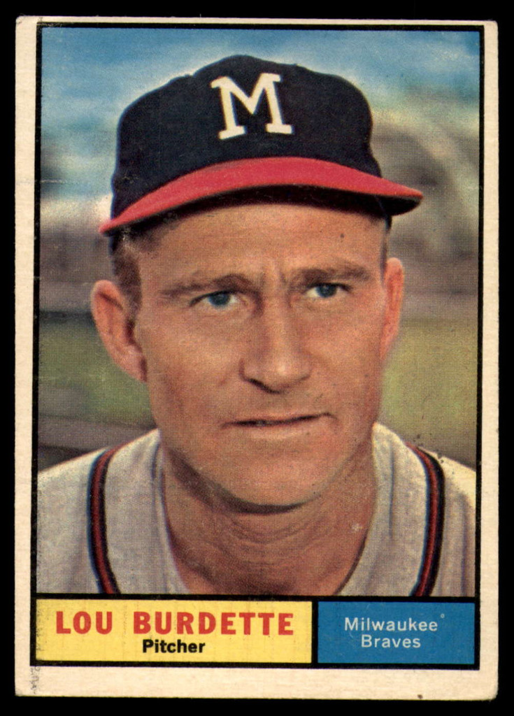 1961 Topps #320 Lew Burdette Excellent+  ID: 155039