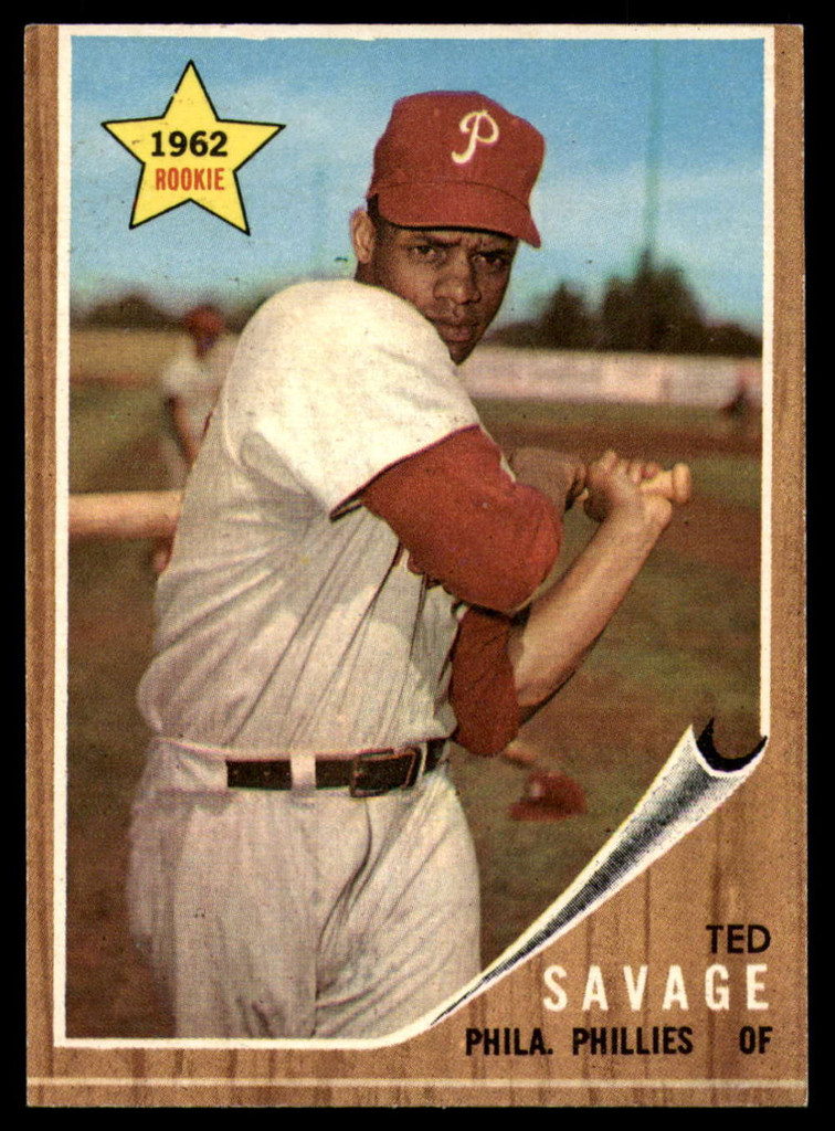 1962 Topps #104 Ted Savage EX++ Excellent++ RC Rookie