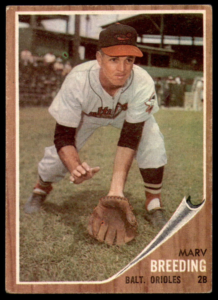 1962 Topps #6 Marv Breeding Excellent+  ID: 188832