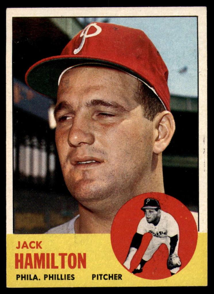 1963 Topps #132 Jack Hamilton EX/NM  ID: 113571