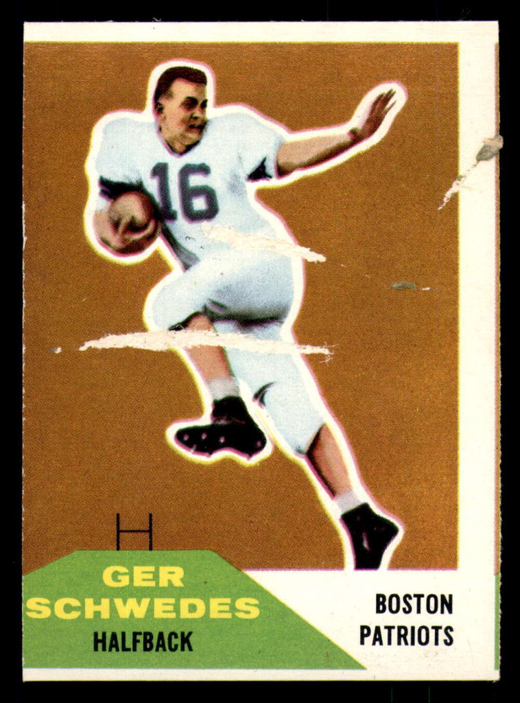 1960 Fleer #71 Gerhard Schwedes Poor 