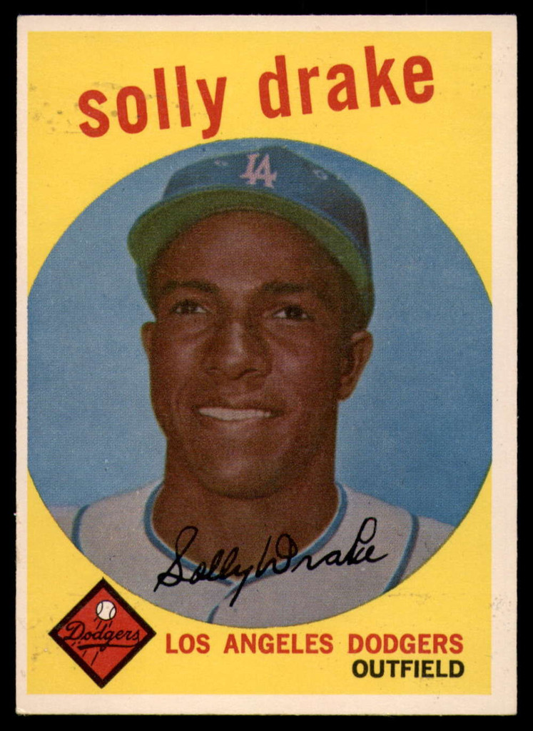 1959 Topps #406 Solly Drake EX/NM  ID: 103602