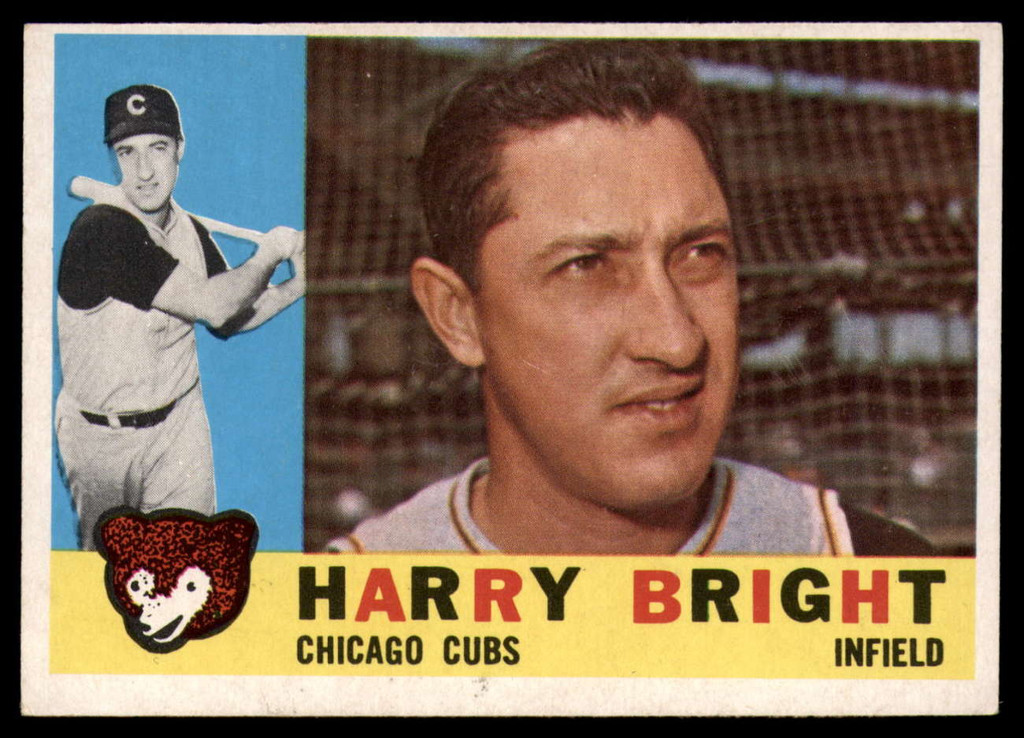 1960 Topps #277 Harry Bright EX/NM  ID: 108727