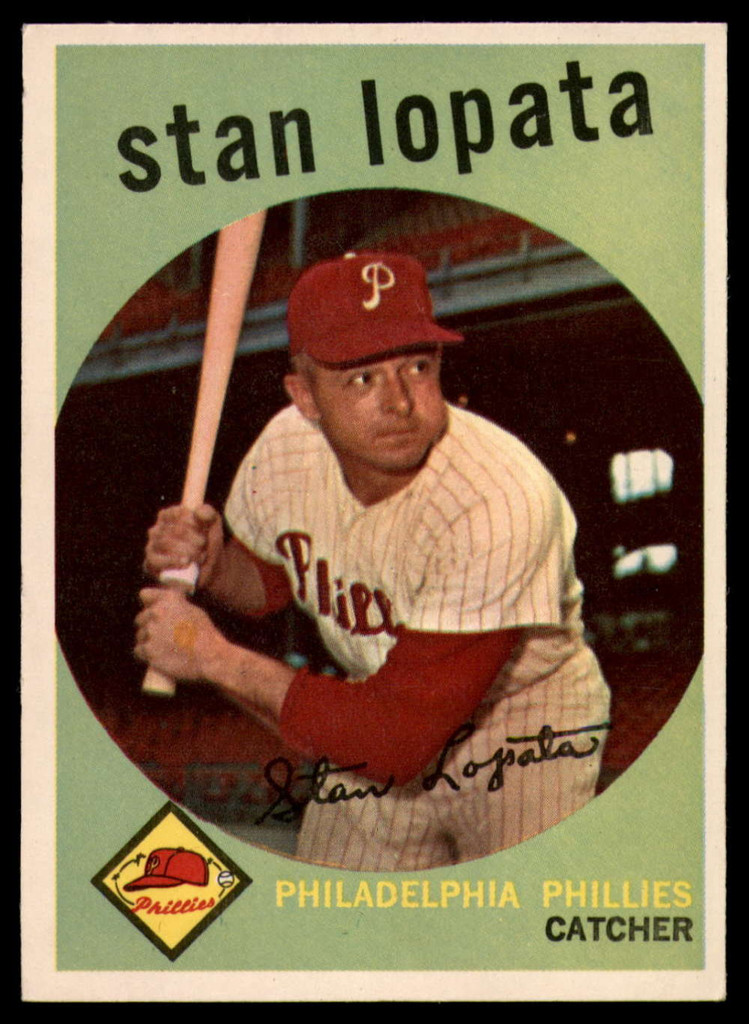 1959 Topps #412 Stan Lopata EX/NM  ID: 103609