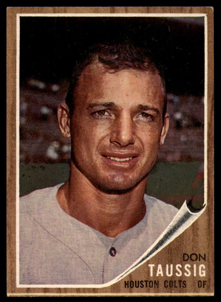 1962 Topps #44 Don Taussig Excellent+ RC Rookie ID: 169401