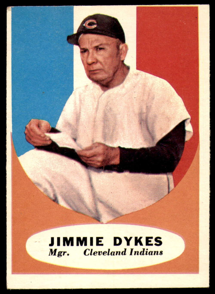 1961 Topps #222 Jimmie Dykes MG Excellent+  ID: 191690