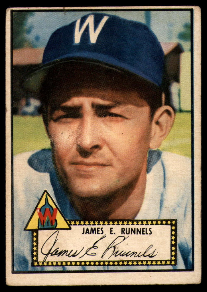 1952 Topps #2 Pete Runnels VG Red Back RC Rookie ID: 89858