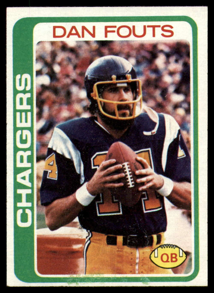 1978 Topps #499 Dan Fouts Ex-Mint  ID: 159445