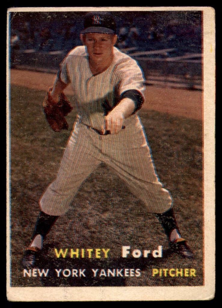 1957 Topps #25 Whitey Ford VG  ID: 91155