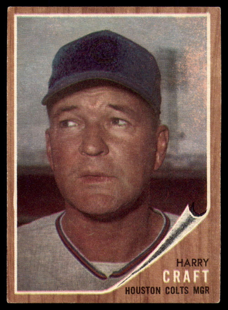 1962 Topps #12 Harry Craft MG EX++ Excellent++ 