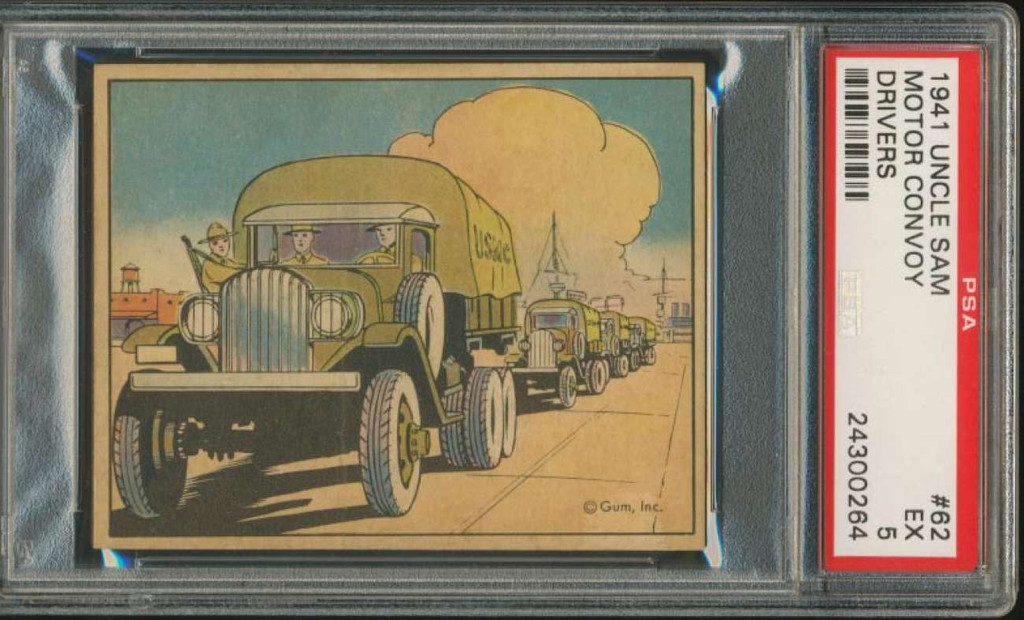 1941 Uncle Sam #62 Motor Convoy Drivers PSA 5 EX   #*