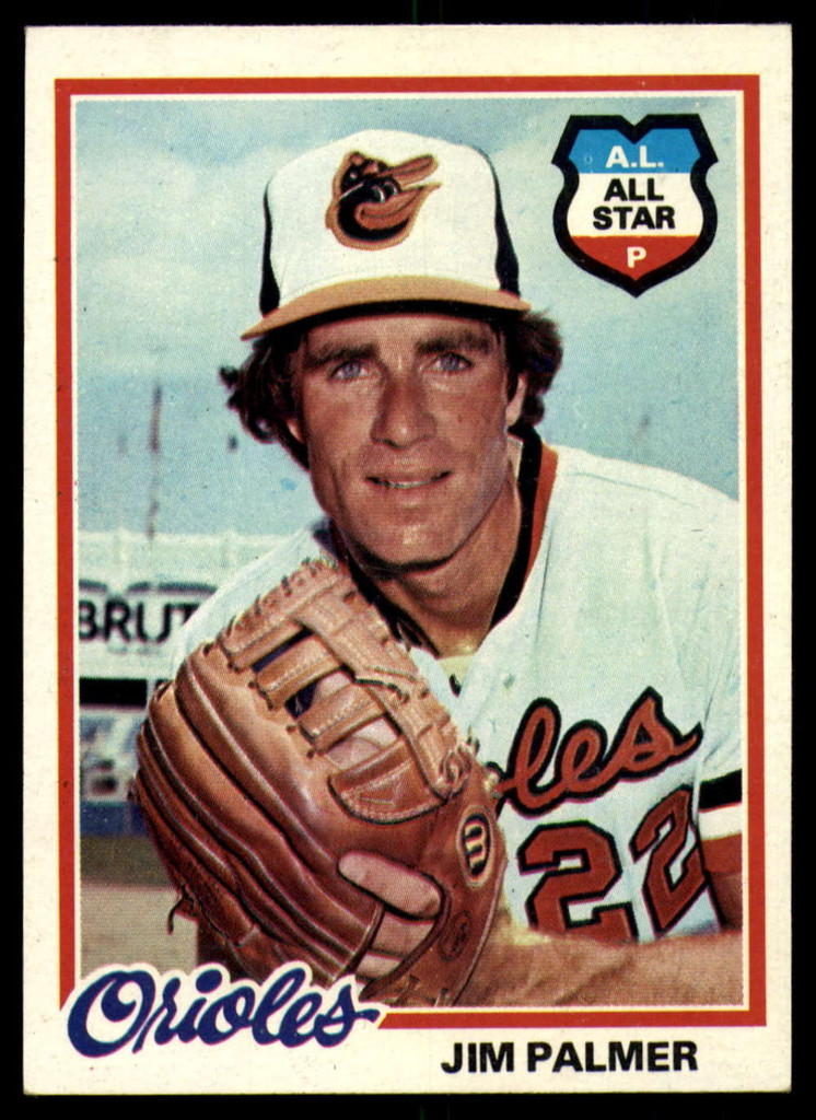 1978 Topps #160 Jim Palmer Near Mint+  ID: 145895