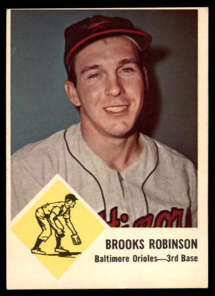1963 Fleer #4 Brooks Robinson EX Off Center Orioles