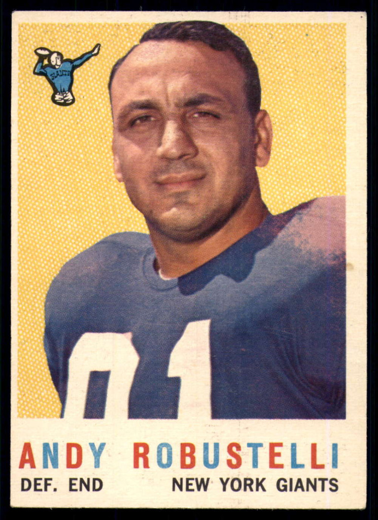 1959 Topps #147 Andy Robustelli Very Good 