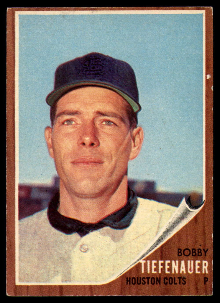 1962 Topps #227 Bobby Tiefenauer UER Excellent  ID: 169741