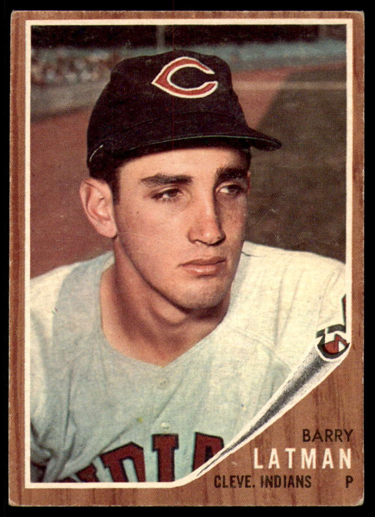1962 Topps #145 Barry Latman Excellent  ID: 188953