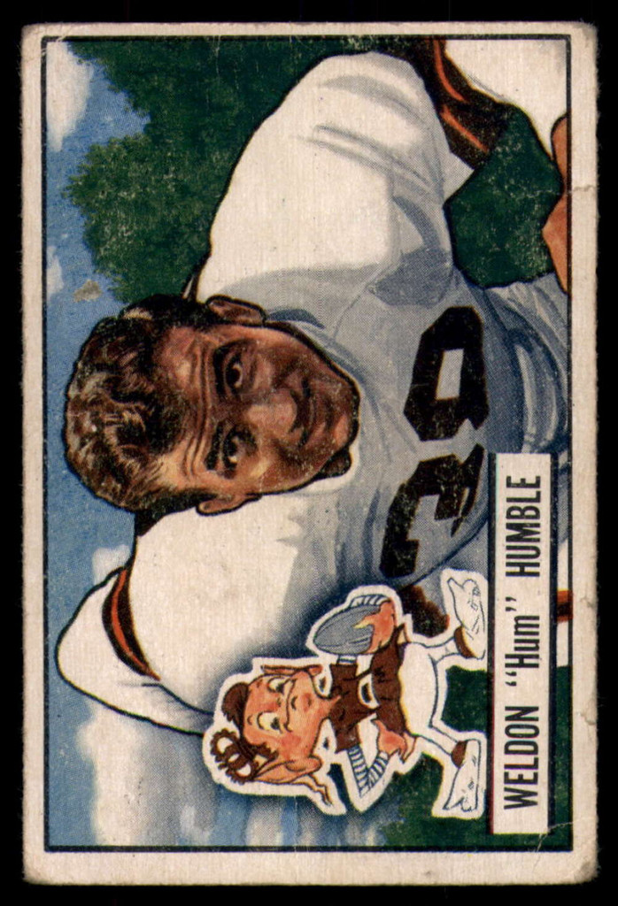 1951 Bowman #1 Weldon Humble VG Very Good RC Rookie