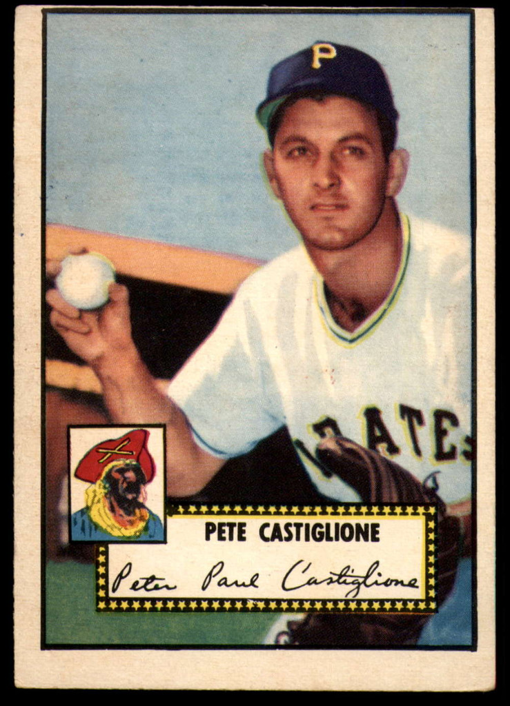 1952 Topps #260 Pete Castiglione EX  ID: 91585