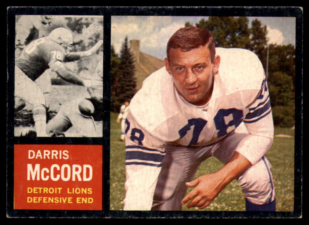 1962 Topps #57 Darris McCord Excellent+  ID: 159279