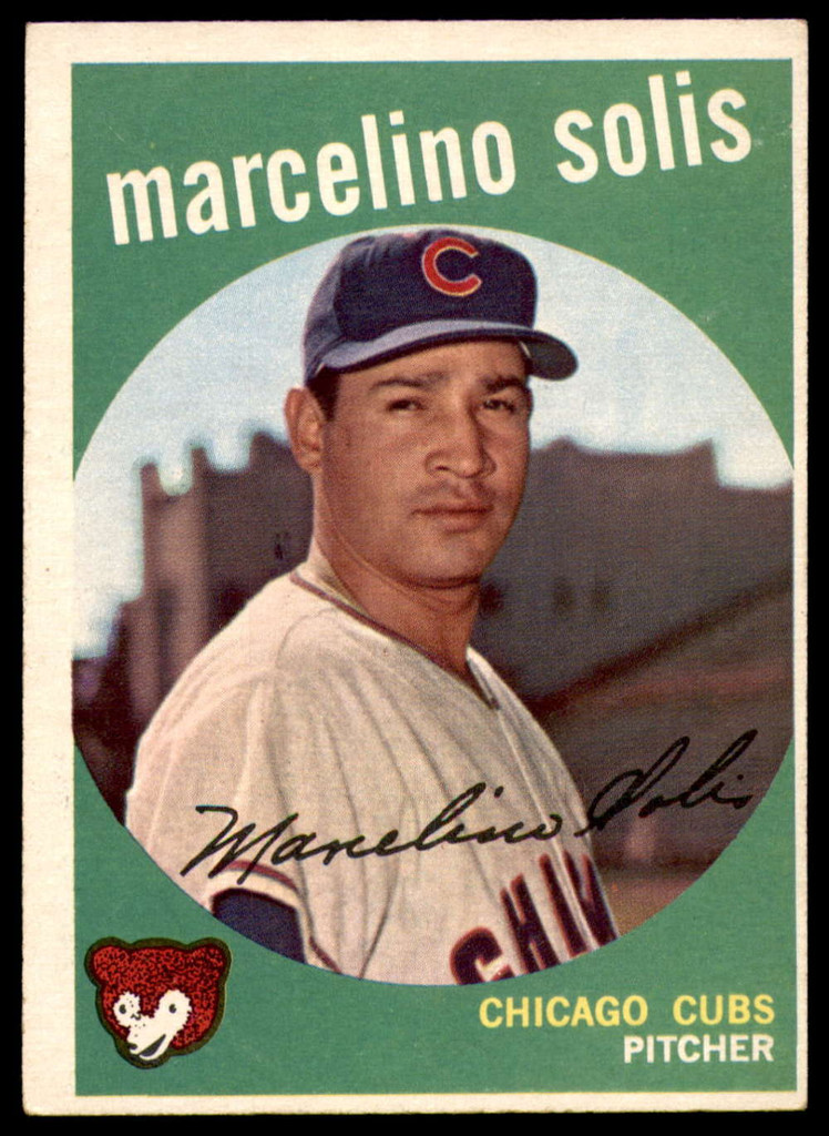 1959 Topps #214 Marcelino Solis Excellent+ RC Rookie  ID: 192304