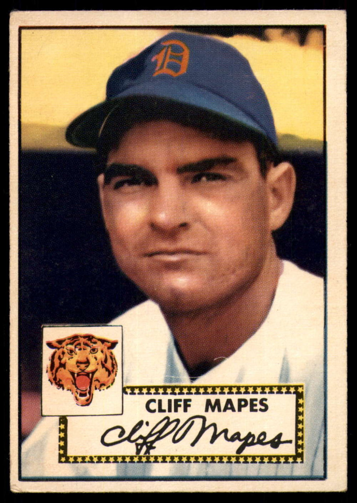 1952 Topps #103 Cliff Mapes EX++ Excellent++ 