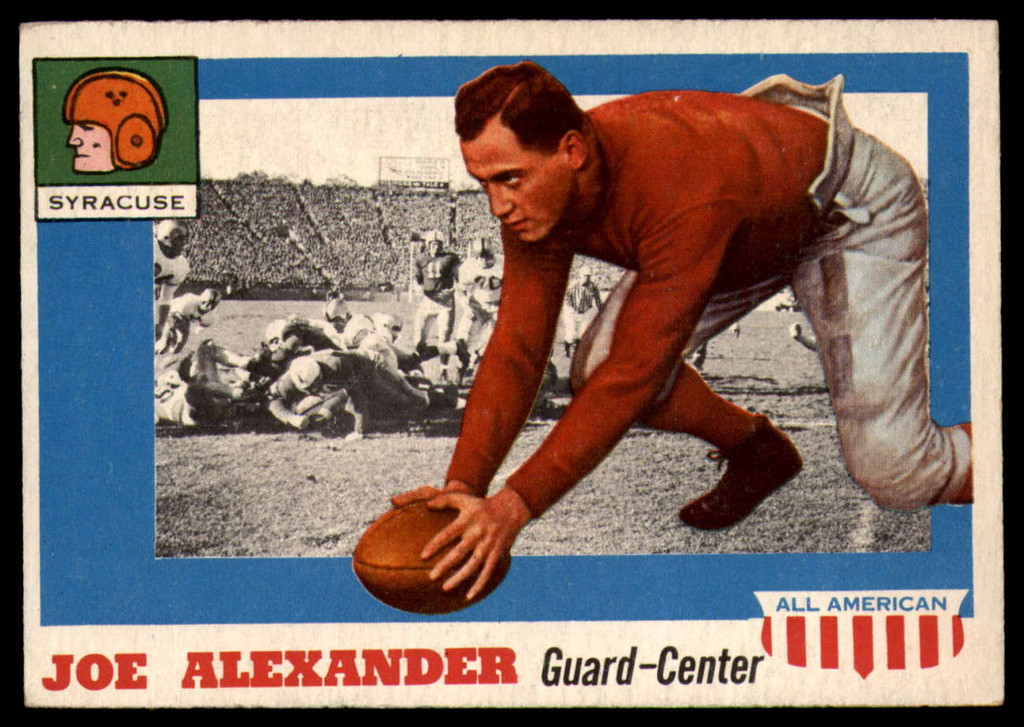 1955 Topps All American #41 Joe Alexander EX/NM SP ID: 90388
