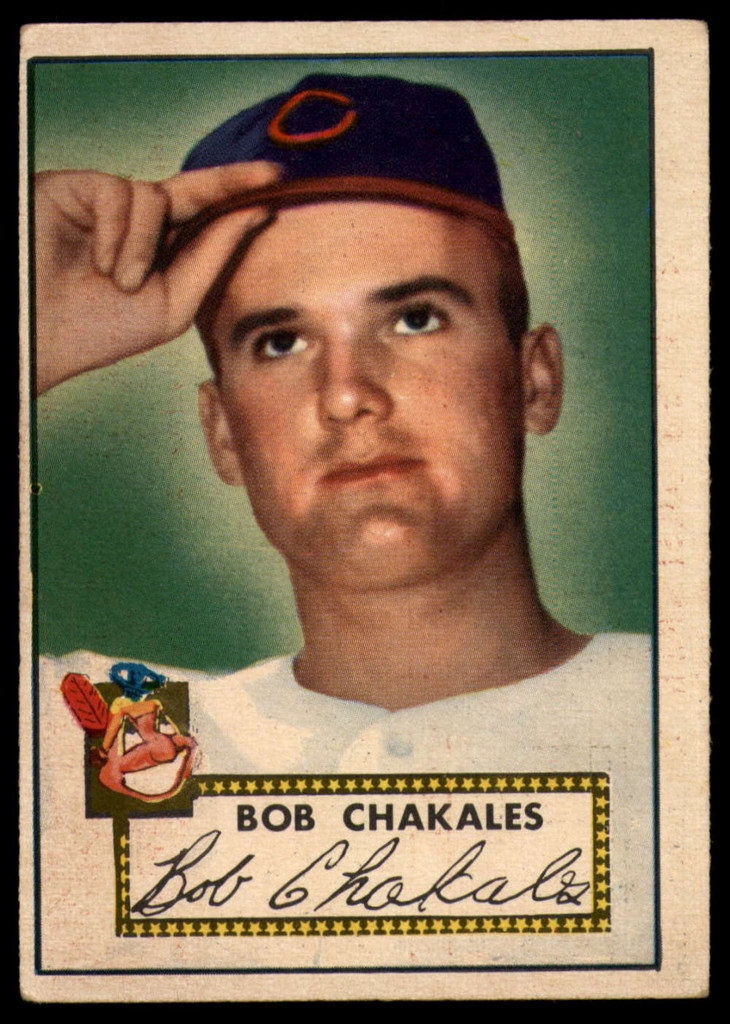 1952 Topps #120 Bob Chakales EX RC Rookie ID: 91453