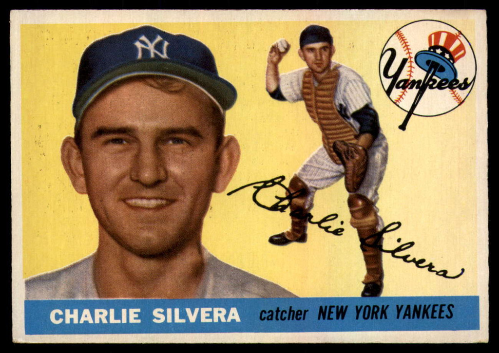 1955 Topps #188 Charlie Silvera DP EX++ ID: 54387