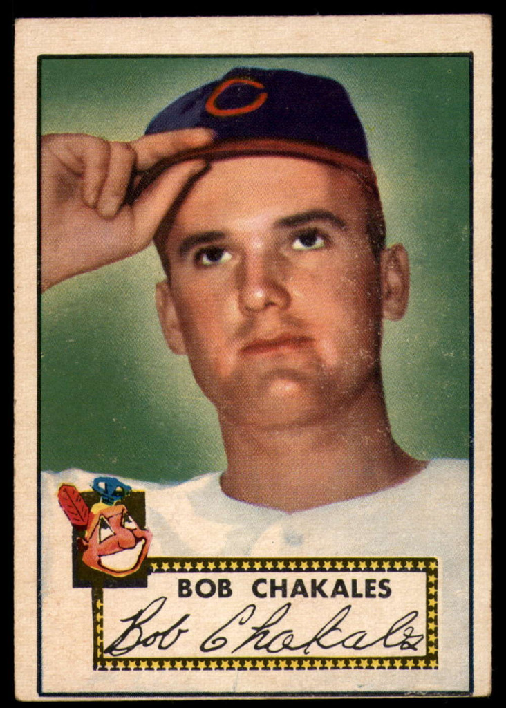 1952 Topps #120 Bob Chakales EX RC Rookie ID: 78490