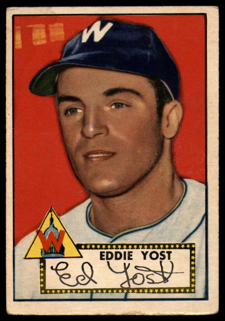 1952 Topps #123 Eddie Yost EX ID: 78493